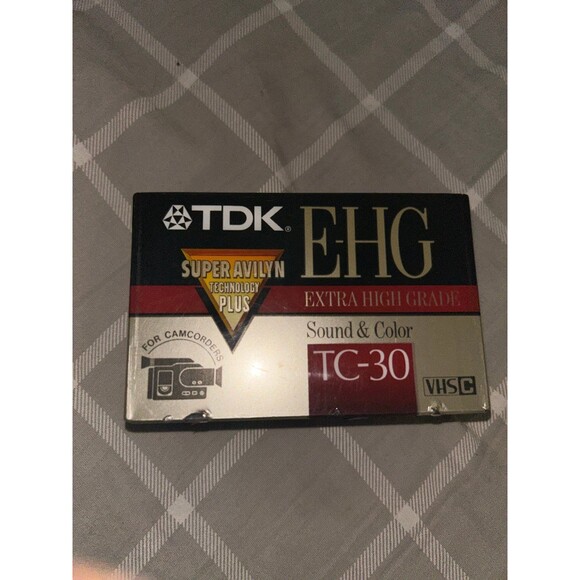 TDK TC-30 Extra High Grade Camcorder Recording Tape New Sealed - Picture 1 of 4